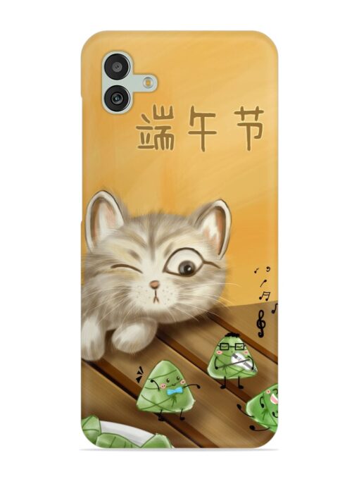 Cat Scorpion Dancing Snap Case for Samsung Galaxy M13 (5G)