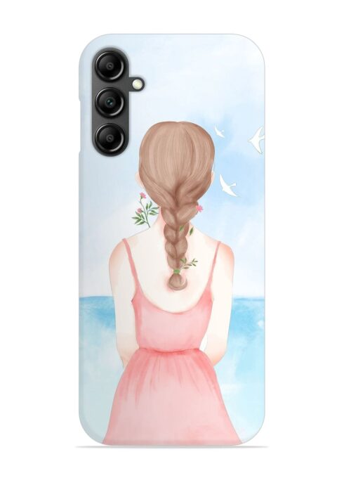 Watercolor Girl Vector Snap Case for Samsung Galaxy M14 (5G) Zapvi