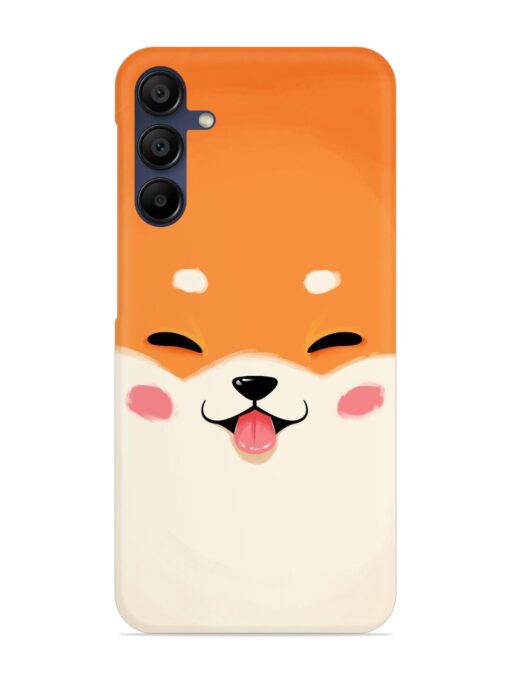 Cute Dog Face Vector Snap Case for Samsung Galaxy M15 (5G) Zapvi