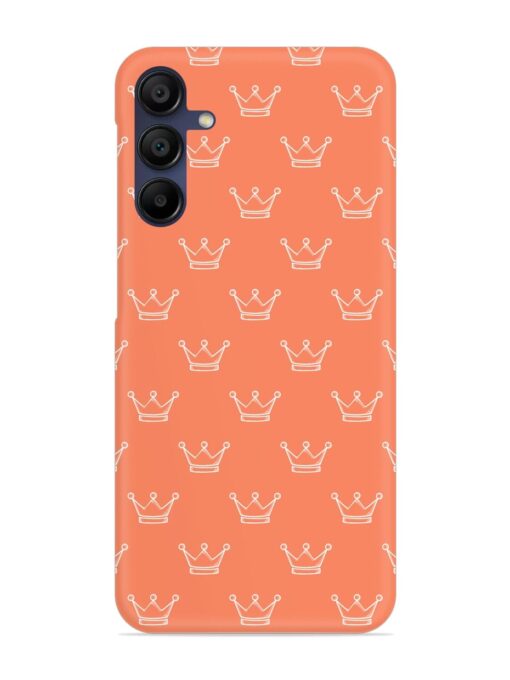 Hand Drawn Crown Snap Case for Samsung Galaxy M15 (5G) Zapvi