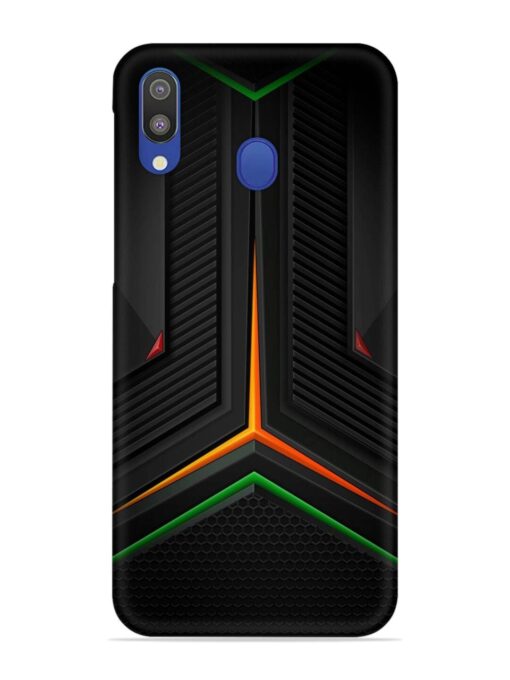 Orange Triangle Light Snap Case for Samsung Galaxy M20 Zapvi