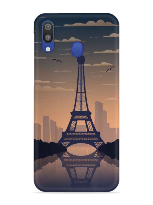 France Paris Eiffel Tower Gradient Snap Case for Samsung Galaxy M20 Zapvi