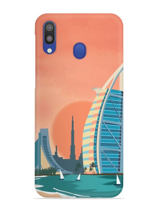 Dubai Architectural Scenery Snap Case for Samsung Galaxy M20 Zapvi