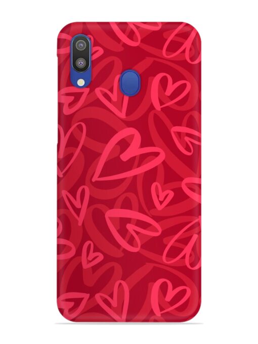 Seamless Romantic Pattern Snap Case for Samsung Galaxy M20 Zapvi