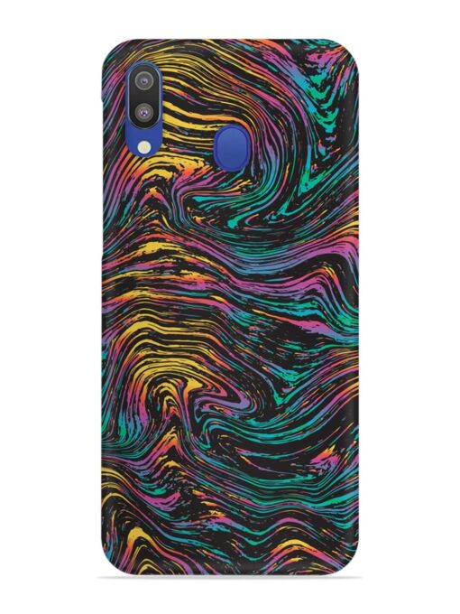 Abstract Liquid Colors Snap Case for Samsung Galaxy M20 Zapvi