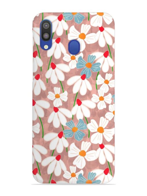 Abstract Petal Flowers Snap Case for Samsung Galaxy M20 Zapvi