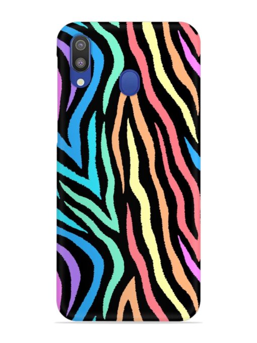 Colorful Abstract Zebra Snap Case for Samsung Galaxy M20 Zapvi