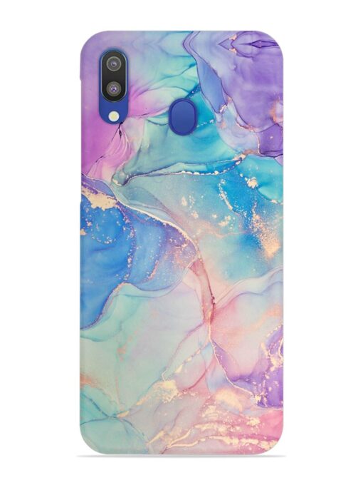 Alcohol Ink Colors Snap Case for Samsung Galaxy M20 Zapvi