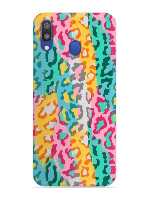 Seamless Vector Colorful Snap Case for Samsung Galaxy M20 Zapvi