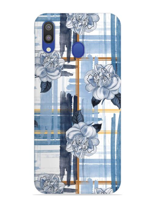 Watercolor Pattern Rose Snap Case for Samsung Galaxy M20 Zapvi