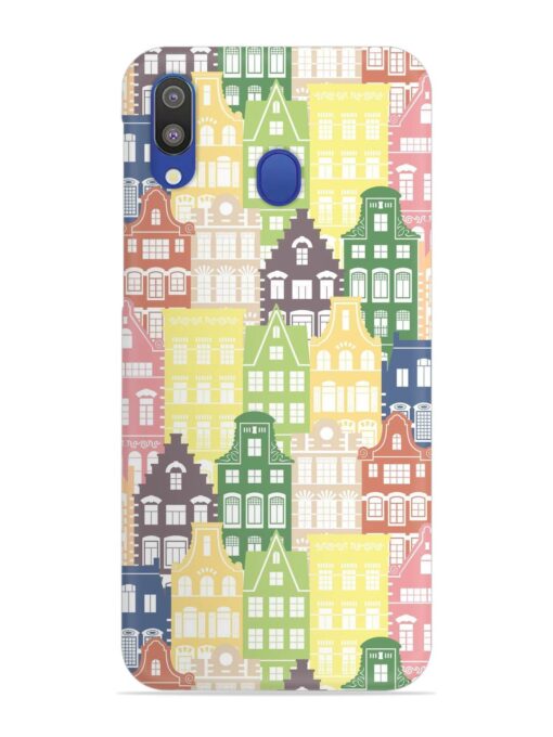 Seamless Shapes Pattern Snap Case for Samsung Galaxy M20 Zapvi