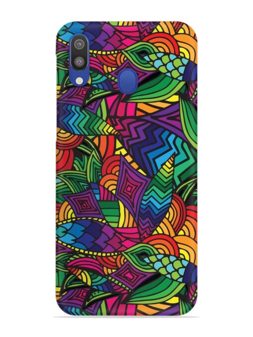 Abstract Multicolor Seamless Snap Case for Samsung Galaxy M20 Zapvi