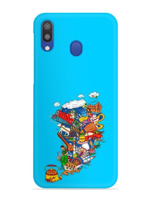 Vector Design Indian Snap Case for Samsung Galaxy M20 Zapvi