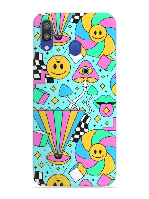 Trippy Rainbow 60S Snap Case for Samsung Galaxy M20