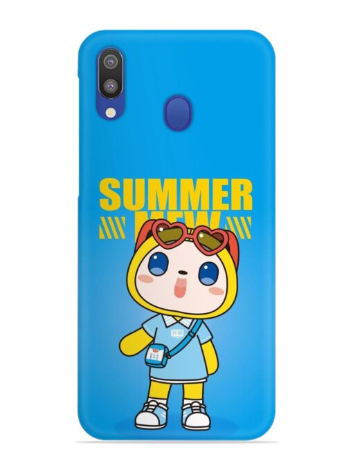 Summer Mew Cartoon Snap Case for Samsung Galaxy M20 Zapvi