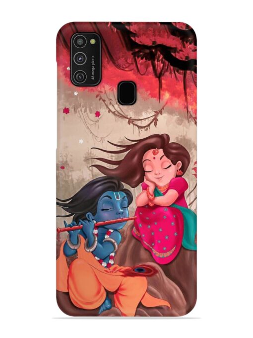 Radhe Krishna Water Art Snap Case for Samsung Galaxy M21 (4G)