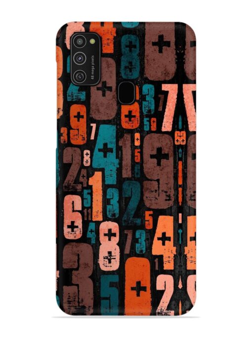 0 To 9 Art Snap Case for Samsung Galaxy M21 (4G) Zapvi