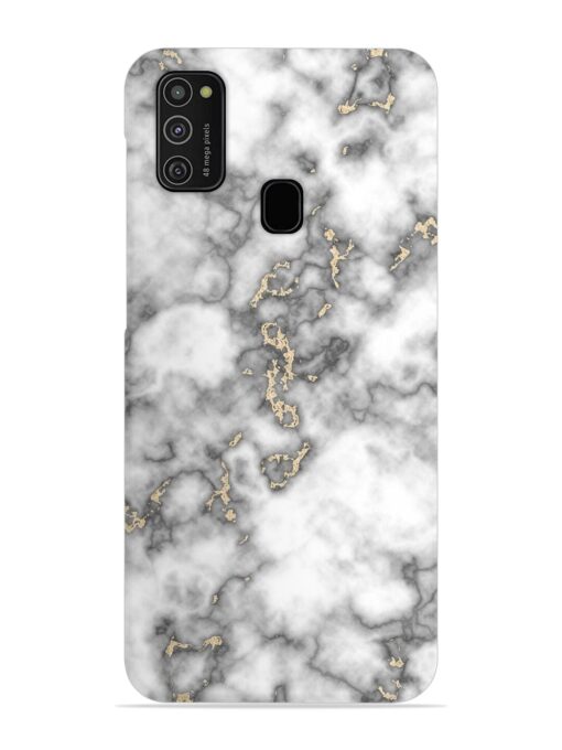 Gray And Gold Marble Snap Case for Samsung Galaxy M21 (4G)