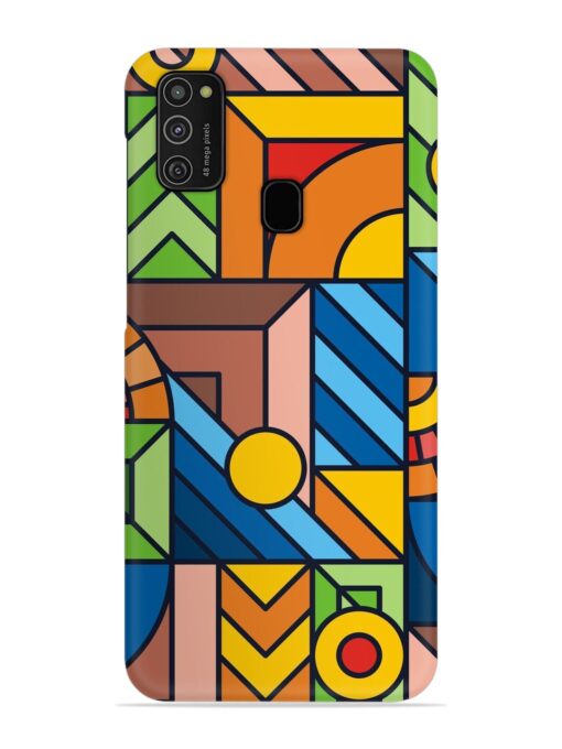 Colorful Geometric Snap Case for Samsung Galaxy M21 (4G)