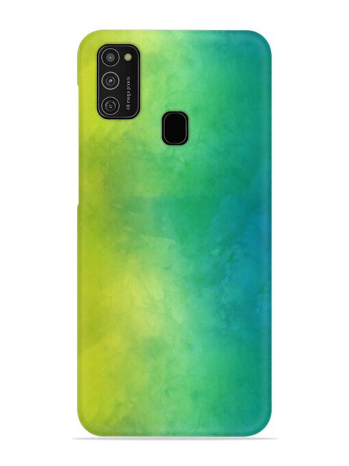 Yellow Green Gradient Snap Case for Samsung Galaxy M21 (4G)