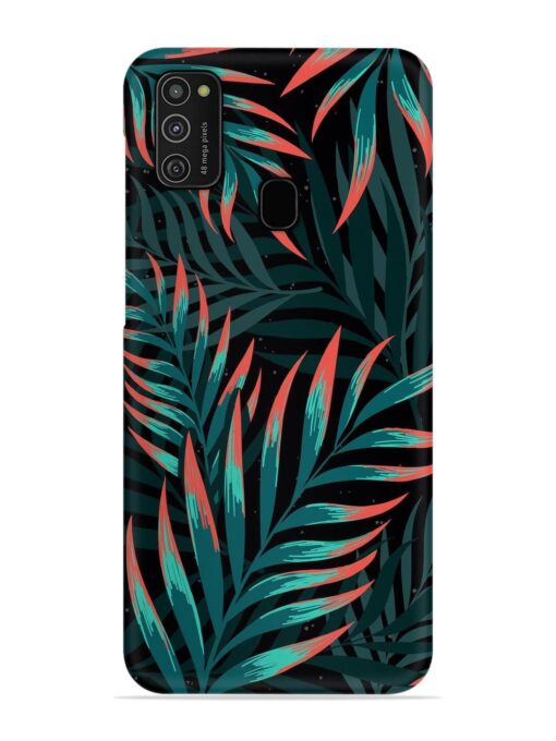 Green Leaf Art Snap Case for Samsung Galaxy M21 (4G)