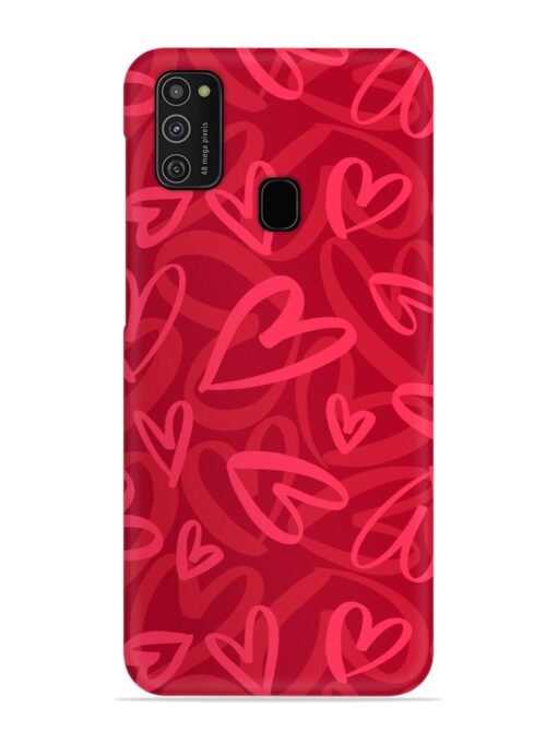 Seamless Romantic Pattern Snap Case for Samsung Galaxy M21 (4G)