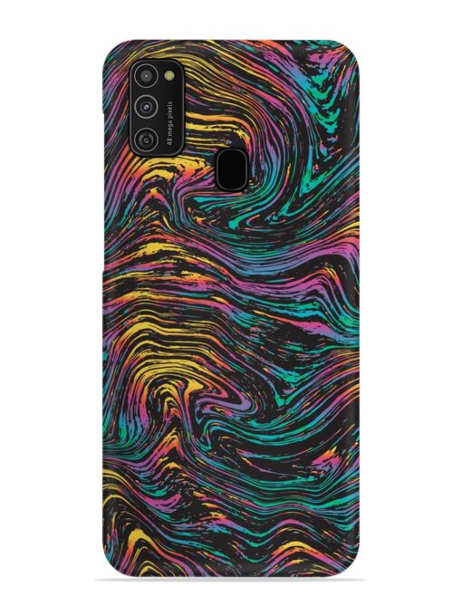 Abstract Liquid Colors Snap Case for Samsung Galaxy M21 (4G)