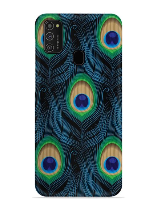 Seamless Pattern Peacock Snap Case for Samsung Galaxy M21 (4G)