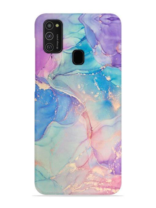 Alcohol Ink Colors Snap Case for Samsung Galaxy M21 (4G)