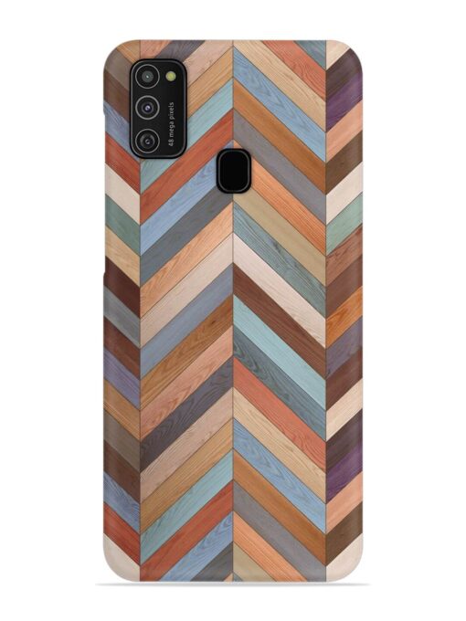 Seamless Wood Parquet Snap Case for Samsung Galaxy M21 (4G)