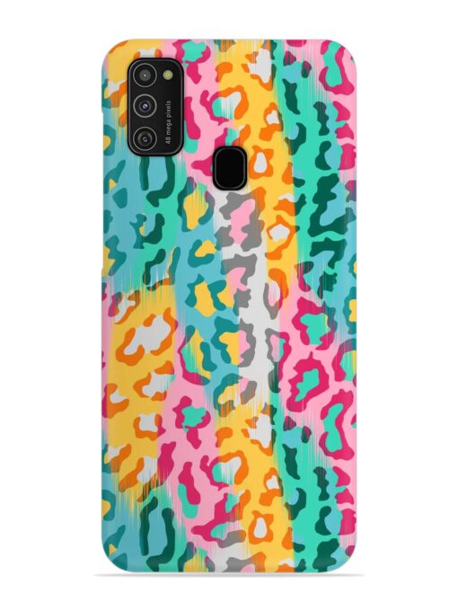 Seamless Vector Colorful Snap Case for Samsung Galaxy M21 (4G)