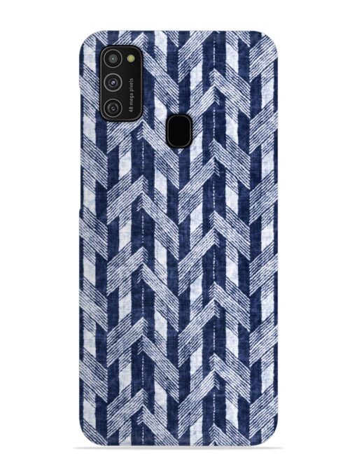 Abstract Herringbone Motif Snap Case for Samsung Galaxy M21 (4G) Zapvi