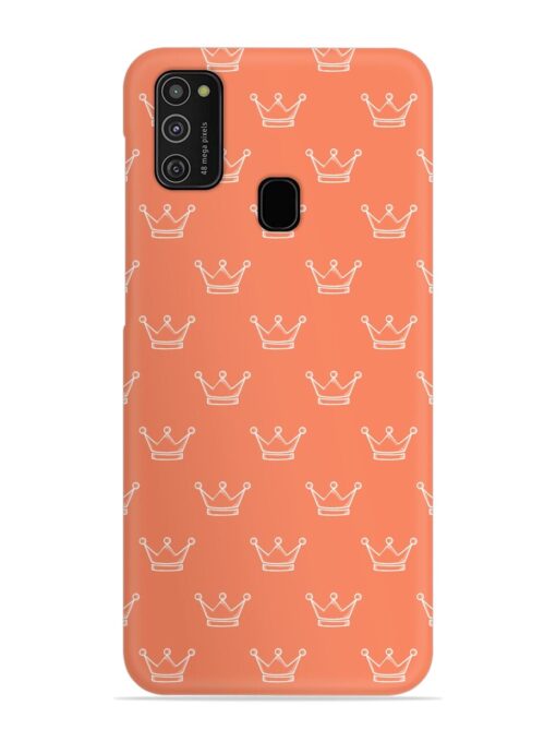 Hand Drawn Crown Snap Case for Samsung Galaxy M21 (4G)