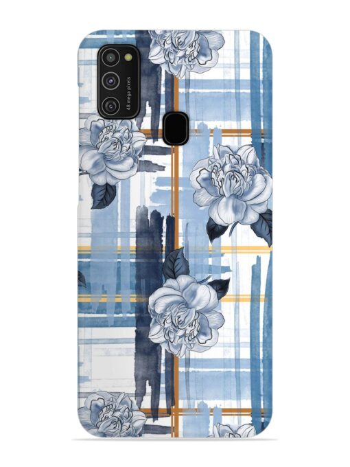 Watercolor Pattern Rose Snap Case for Samsung Galaxy M21 (4G)