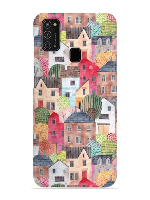 Abstract Seamless Pattern Snap Case for Samsung Galaxy M21 (4G)