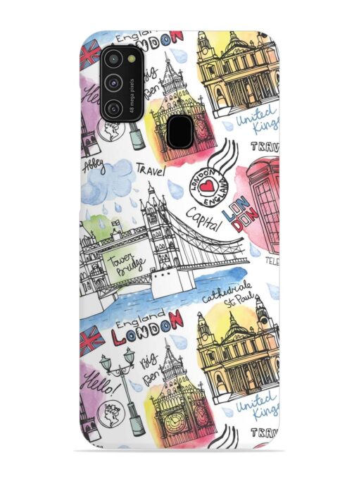 Vector London Landmark Snap Case for Samsung Galaxy M21 (4G)