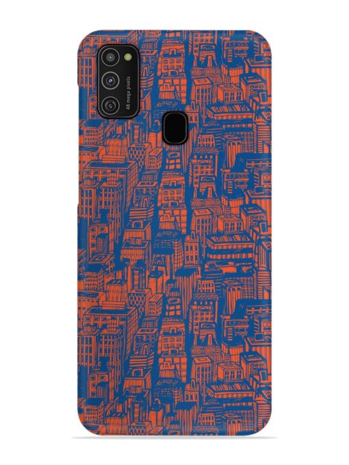 Hand Drawn Seamless Snap Case for Samsung Galaxy M21 (4G)