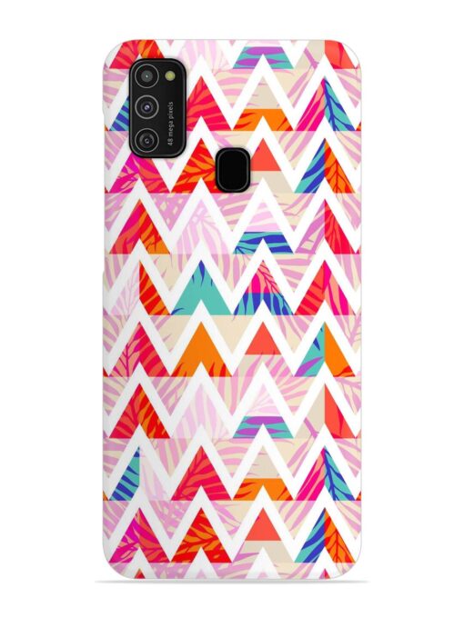 Abstract Triangle Background Snap Case for Samsung Galaxy M21 (4G) Zapvi