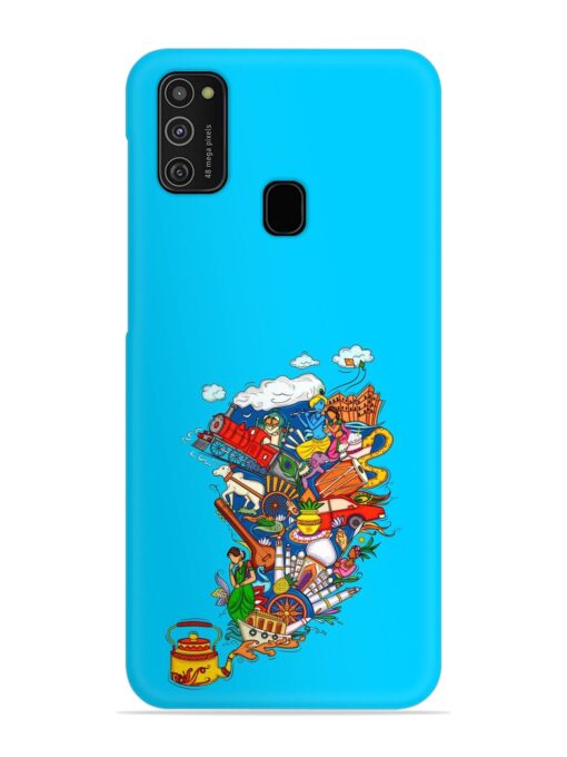 Vector Design Indian Snap Case for Samsung Galaxy M21 (4G)