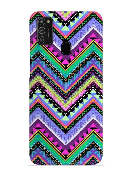 Tribal Aztec Print Snap Case for Samsung Galaxy M21 (4G)