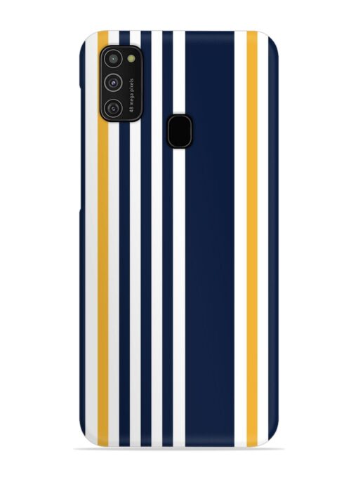 Seamless Stripe Pattern Snap Case for Samsung Galaxy M21 (4G)