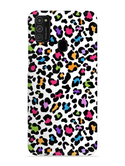 Seamless Leopard Pattern Snap Case for Samsung Galaxy M21 (4G) Zapvi