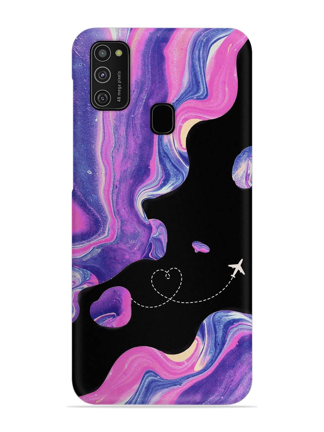 Amazon Samsung A21s Glitter Cover Buy Glitter Art Snap Case For