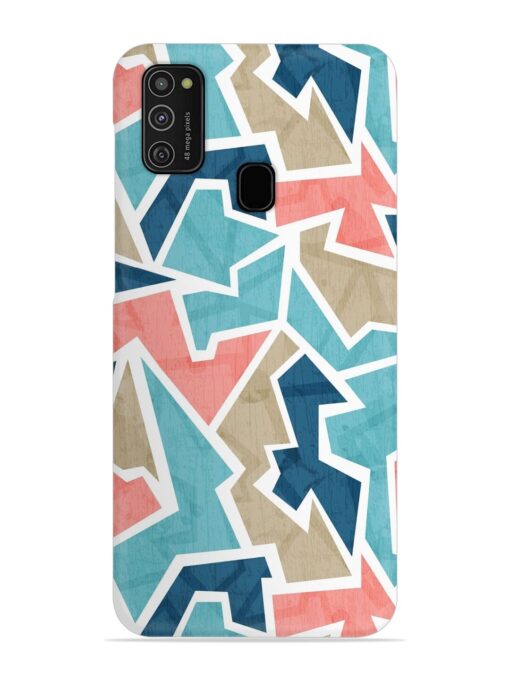 Vintage Geometric Triangle Snap Case for Samsung Galaxy M21 (4G)