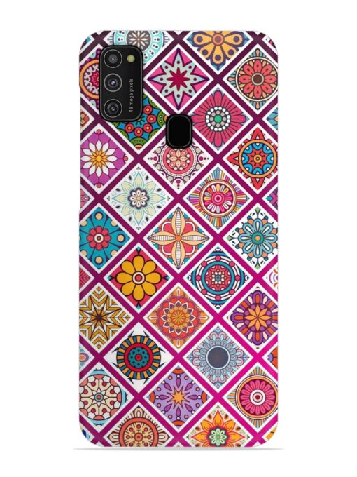 Seamless Tile Pattern Snap Case for Samsung Galaxy M21 (4G)