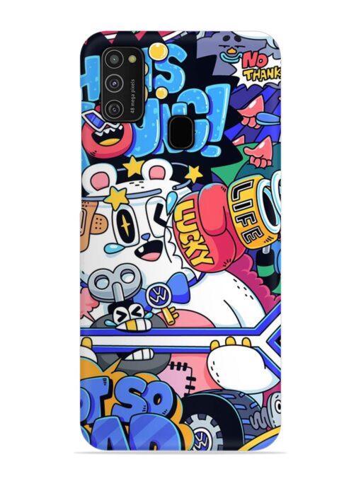 Universal Doodle Snap Case for Samsung Galaxy M21 (4G)