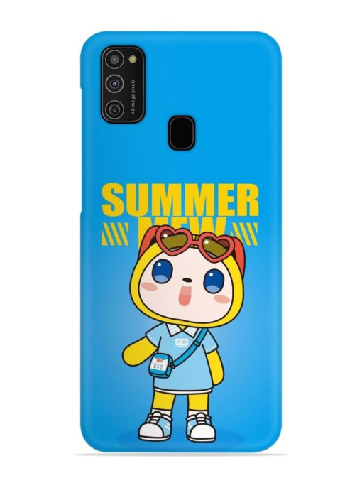 Summer Mew Cartoon Snap Case for Samsung Galaxy M21 (4G)