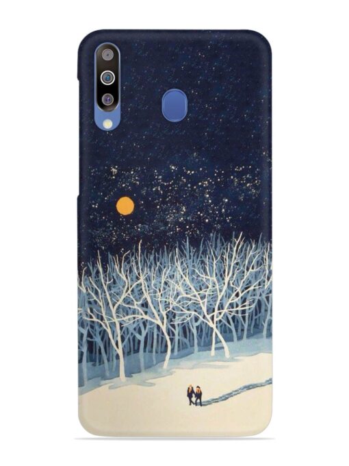 Full Moon Snowshoe Tour Snap Case for Samsung Galaxy M30