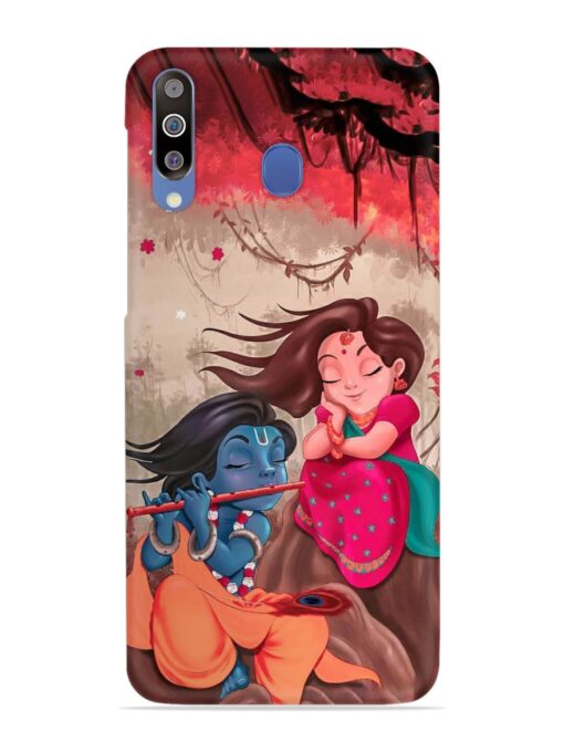 Radhe Krishna Water Art Snap Case for Samsung Galaxy M30 Zapvi