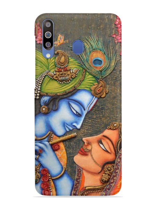 Lord Radha Krishna Flute Art Snap Case for Samsung Galaxy M30 Zapvi